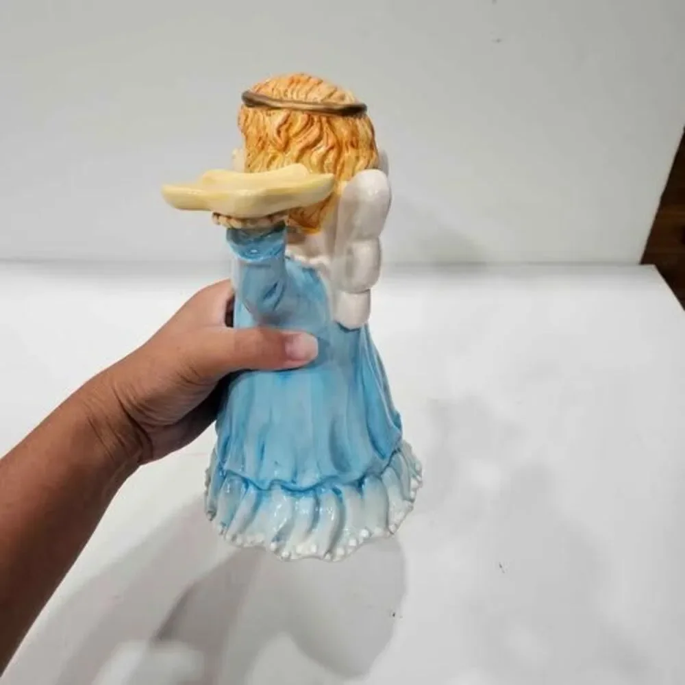Ceramic Angel Figurine Star Holders